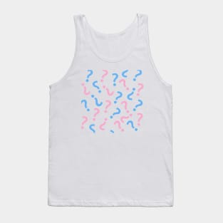 Question mark pink and blue Tank Top